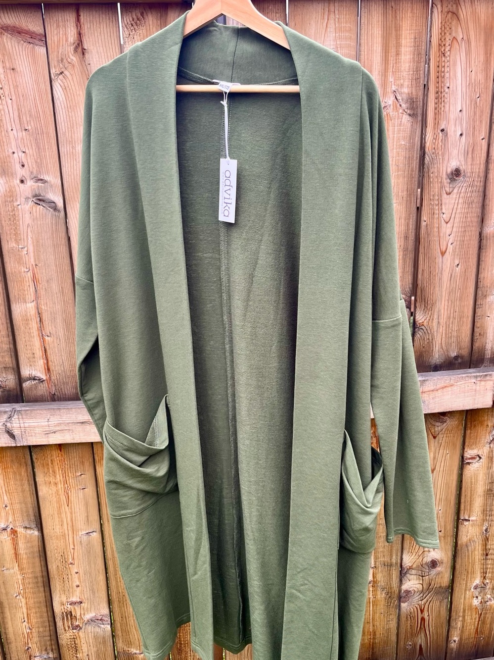 Advika Courtney Cardigan in Moss